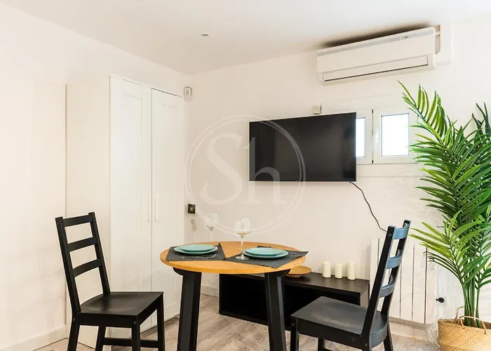 Estudio En Eixample Апартаменты Барселона